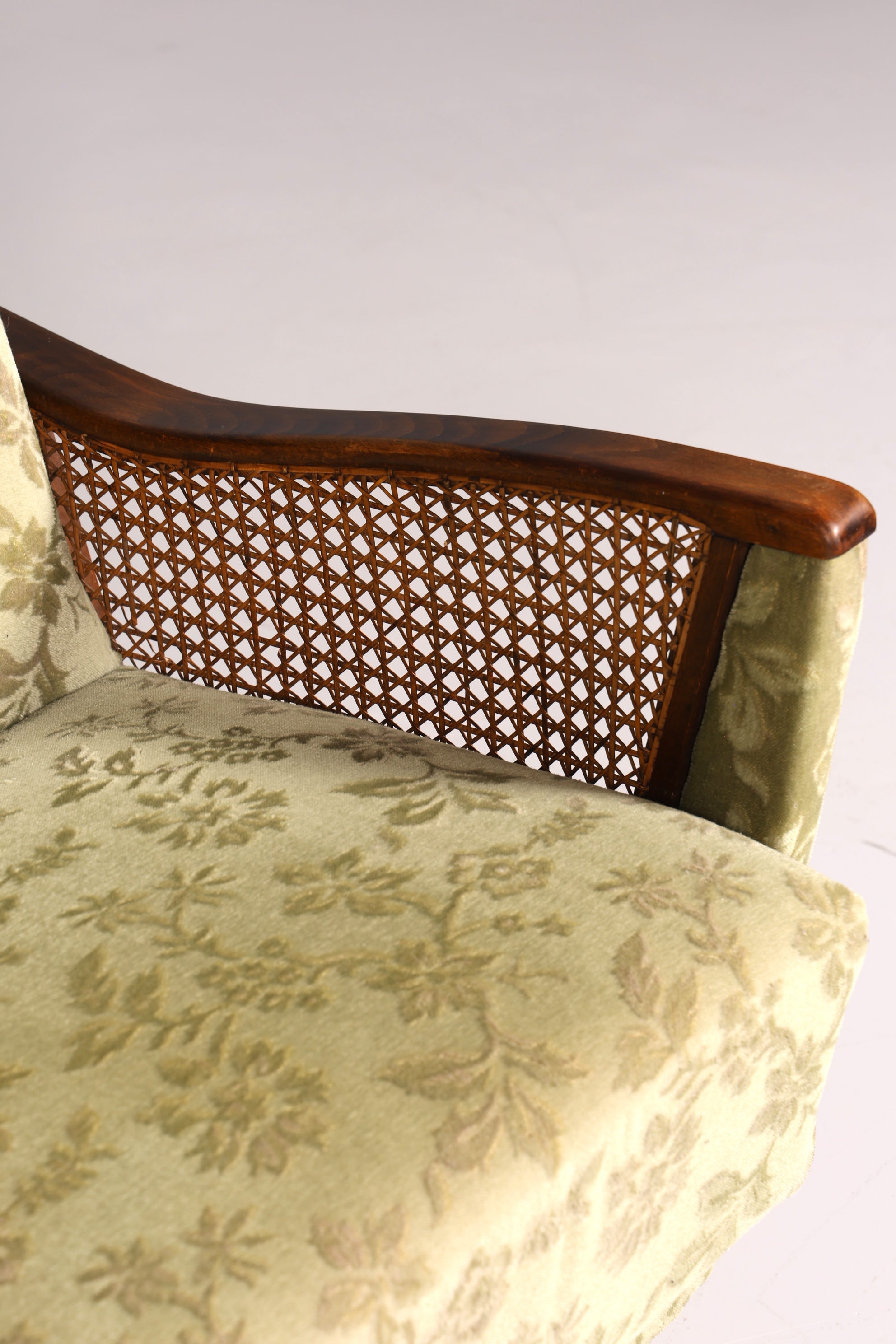 Wunderschönes Chippendale Sofa Barock Stil Wiener Geflecht Schlafsofa 3-Sitzer Couch Gästebett