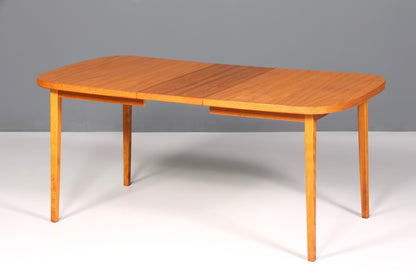 Stilvoller Mid Century Esstisch ausziehbarer Danish Design Teak Holz Küchentisch Esszimmer Tisch