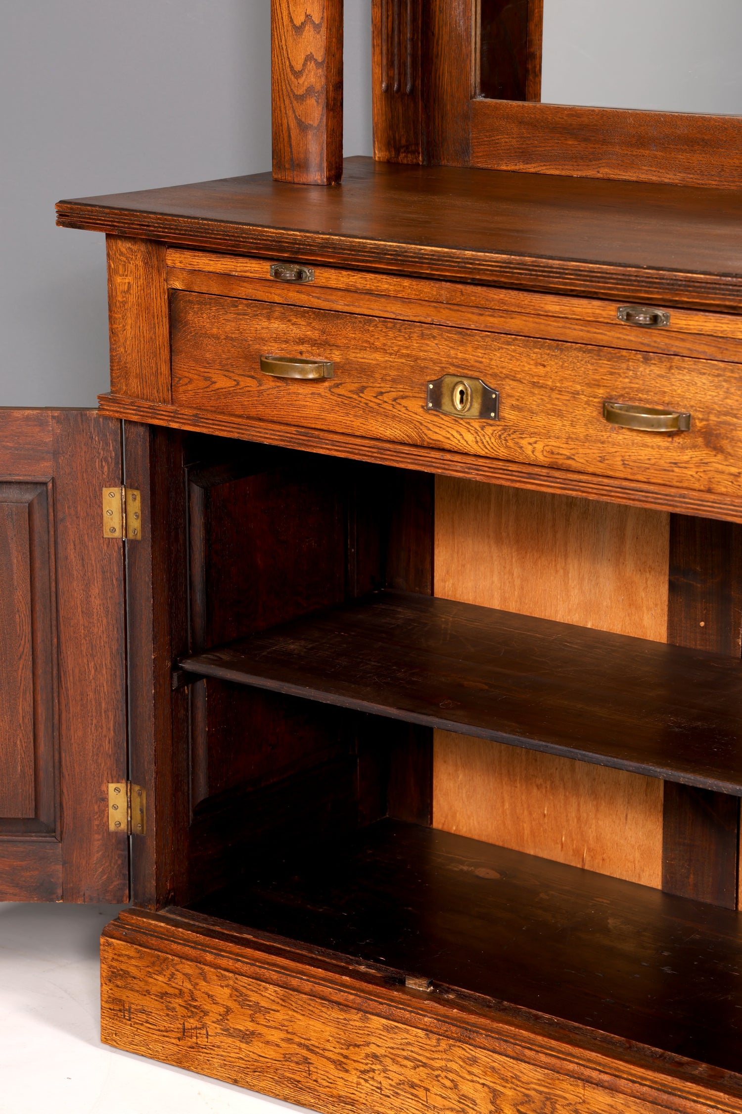 Wunderschönes Jugendstil Sideboard Antik Eiche Kredenz Buffet Anrichte Schrank Kommode
