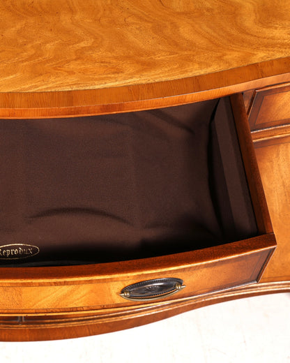 Beautiful Bevan Funnell English sideboard, Reprodux buffet cabinet, chest of drawers, credenza