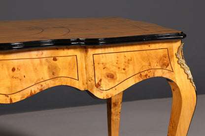 Beautiful Louis XV-style desk French office desk antique-style office table solid wood
