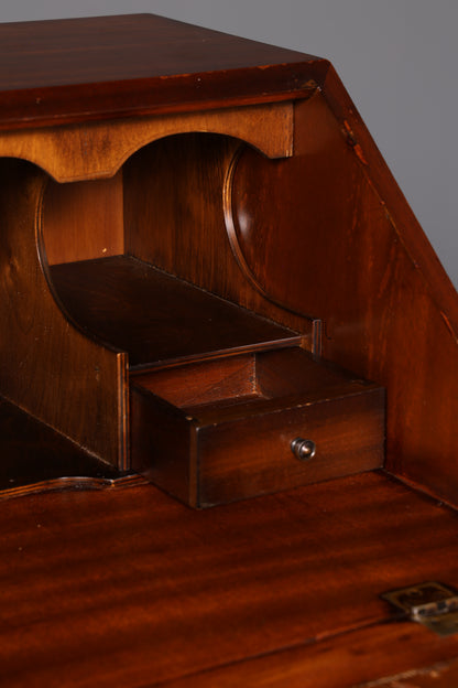 Wunderschöner Englischer Sekretär Schreibkommode Echt Holz Schreibtisch Kommode Antik Stil Vintage