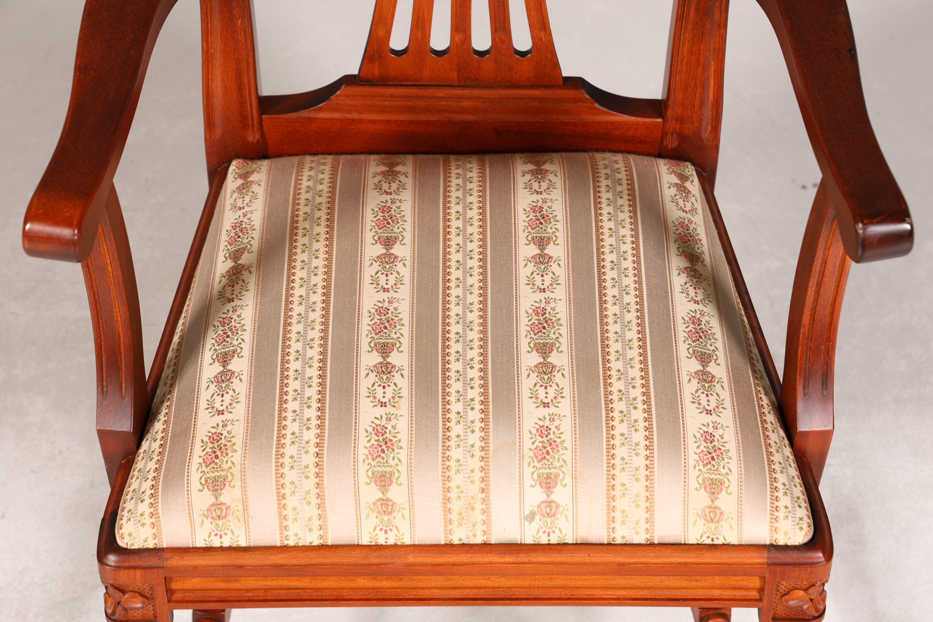 6x Traumhafte Stühle im Gustavianischer Stil Englisch Stil Küchenstühle Antik Stil Esszimmer Stuhl Set