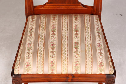 6x Traumhafte Stühle im Gustavianischer Stil Englisch Stil Küchenstühle Antik Stil Esszimmer Stuhl Set