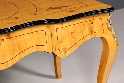 Beautiful Louis XV-style desk French office desk antique-style office table solid wood