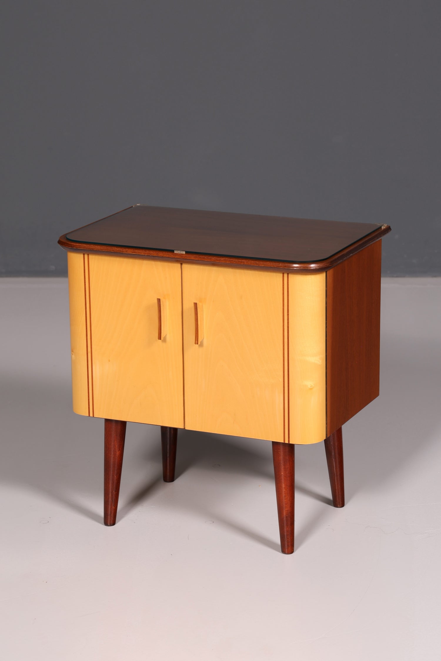Wunderschöner Mid Century Nachttisch Kommode Beistelltisch Vintage Retro 60s Holz
