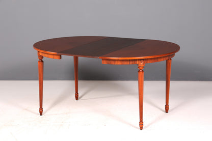 Stilvoller Tisch im Gustavianischen Stil Küchentisch Ausziehbar Antik Stil Esszimmer Tisch Esstisch Rund Vintage