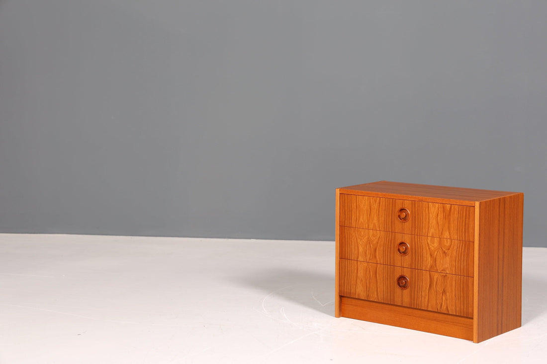 Wunderschöne Mid Century Kommode Vintage Flur Kommode 60s Schubladenkommode Nachttisch