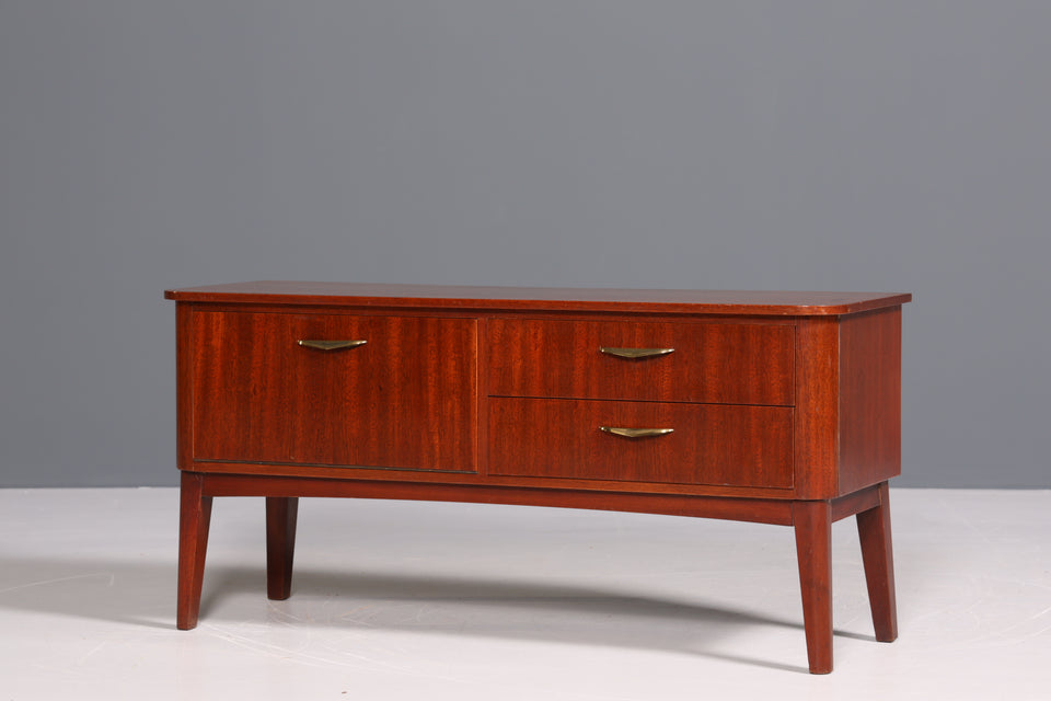 Schlichte Mid Century Kommode Vintage Sideboard Retro Möbel