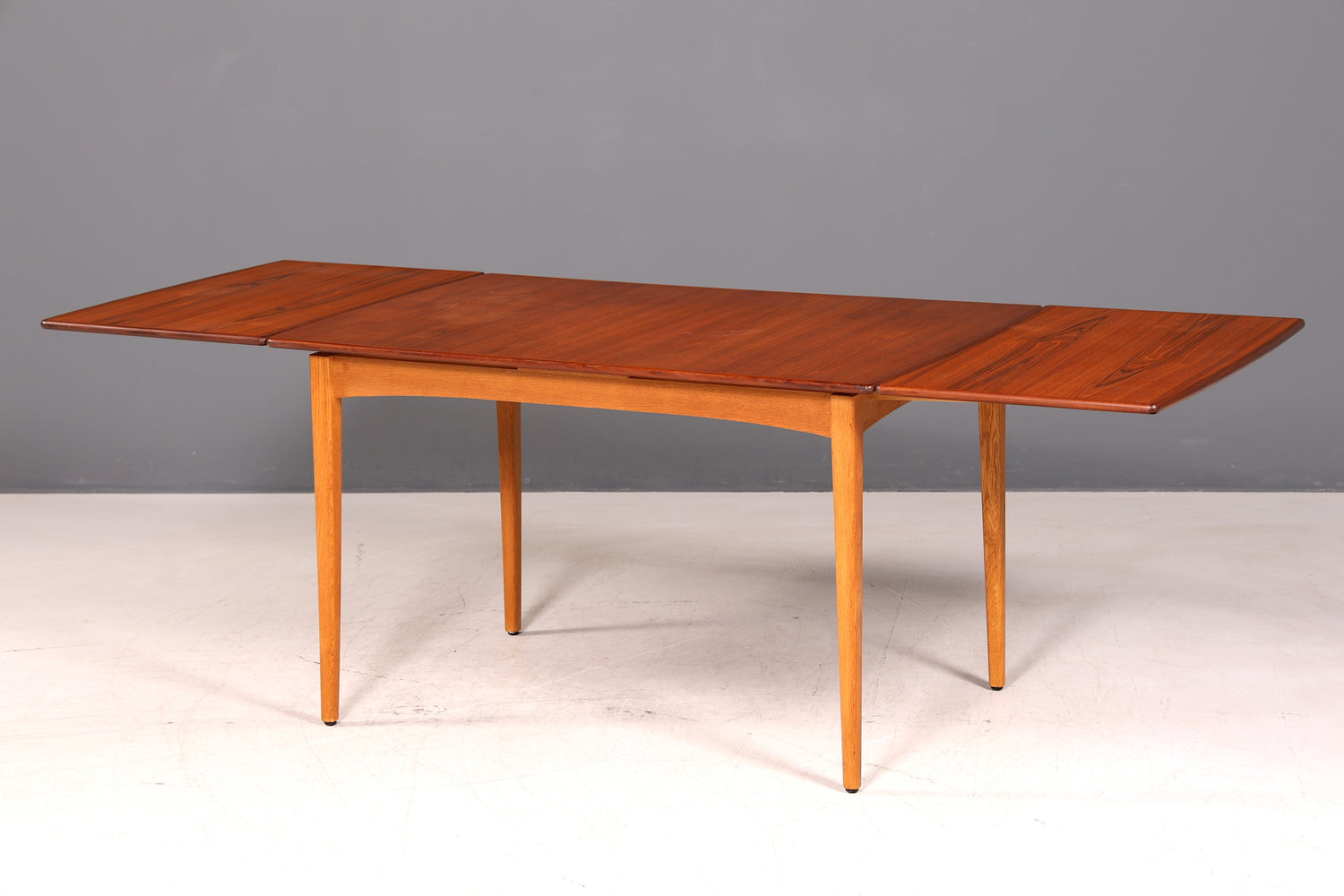 Traumhafter Mid Century Esstisch ausziehbarer Danish Design echt Holz Küchentisch Esszimmer Tisch