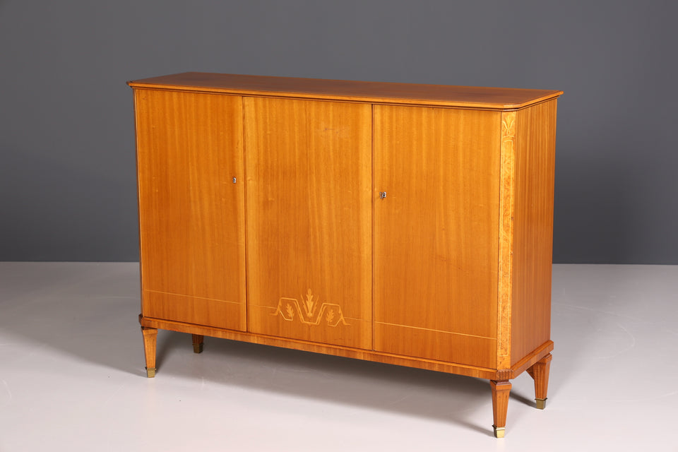 Traumhafter Skandinavischer Schrank echt Holz Sideboard Mid Century Büro Kommode