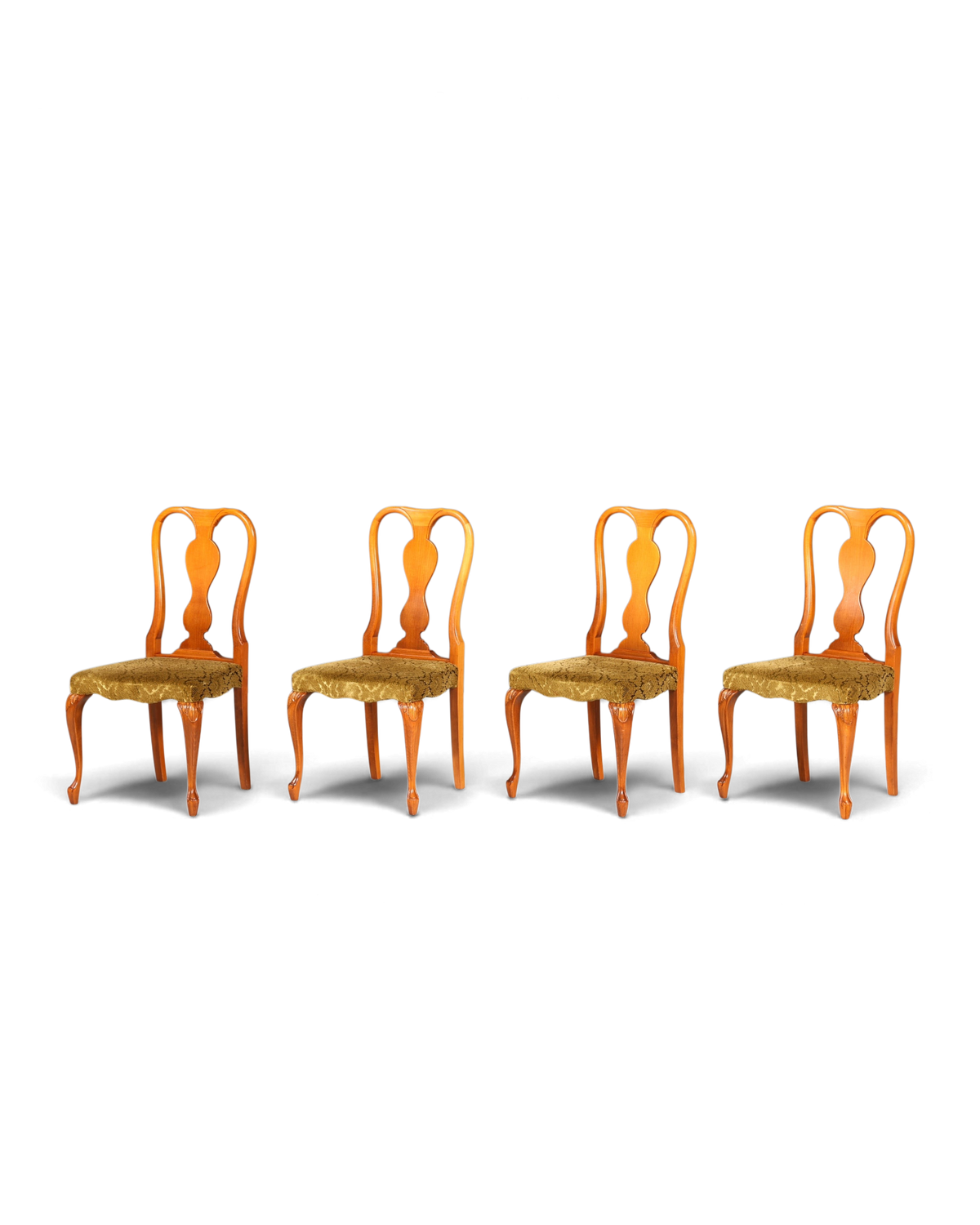 4x Chippendale Stühle Barock Stil Polsterstuhl Set – Hauptstadt Möblerei Berlin
