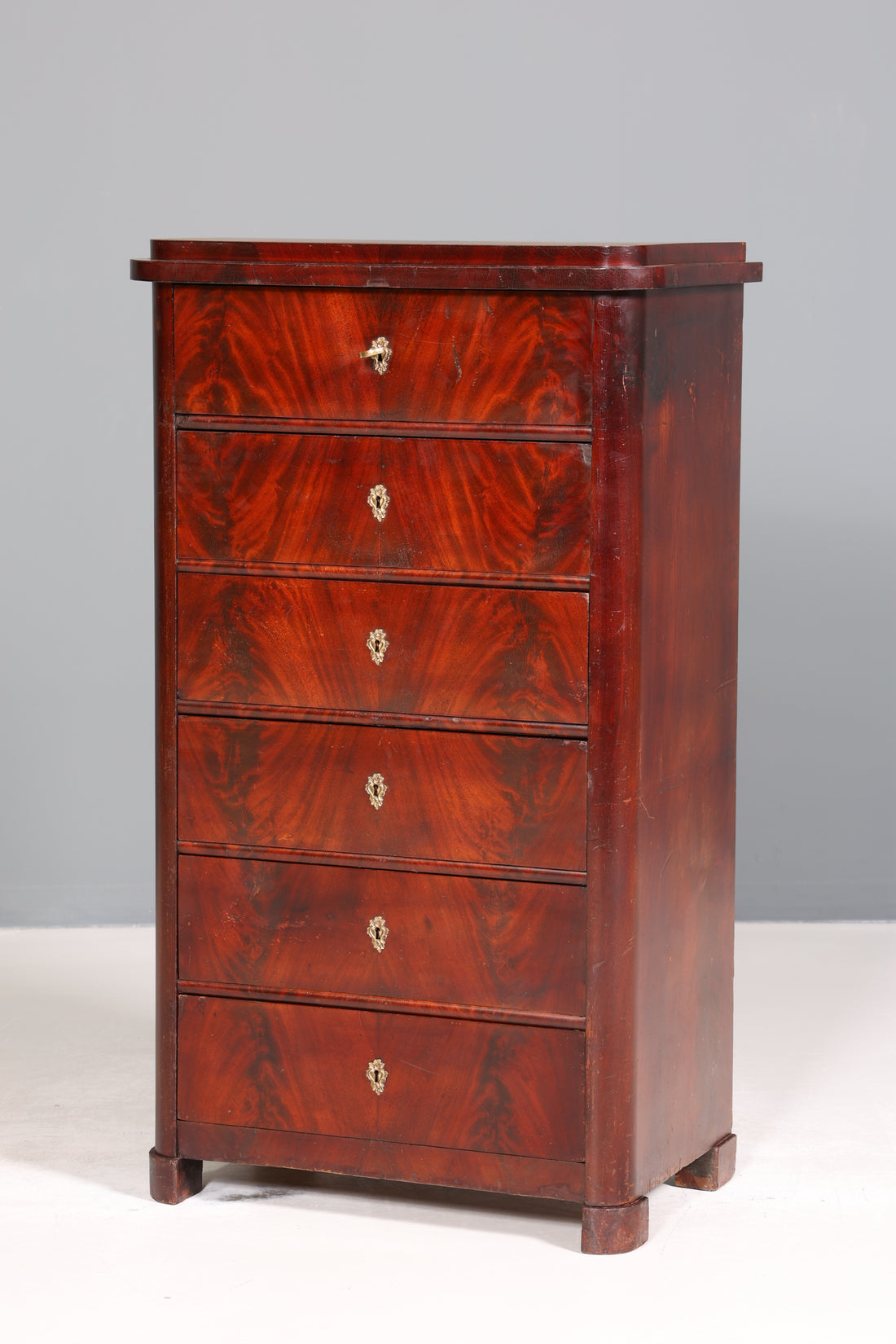 Wunderschöne Louis Philippe Chiffoniere um 1880 Gründerzeit Vertiko Schrank Semainier