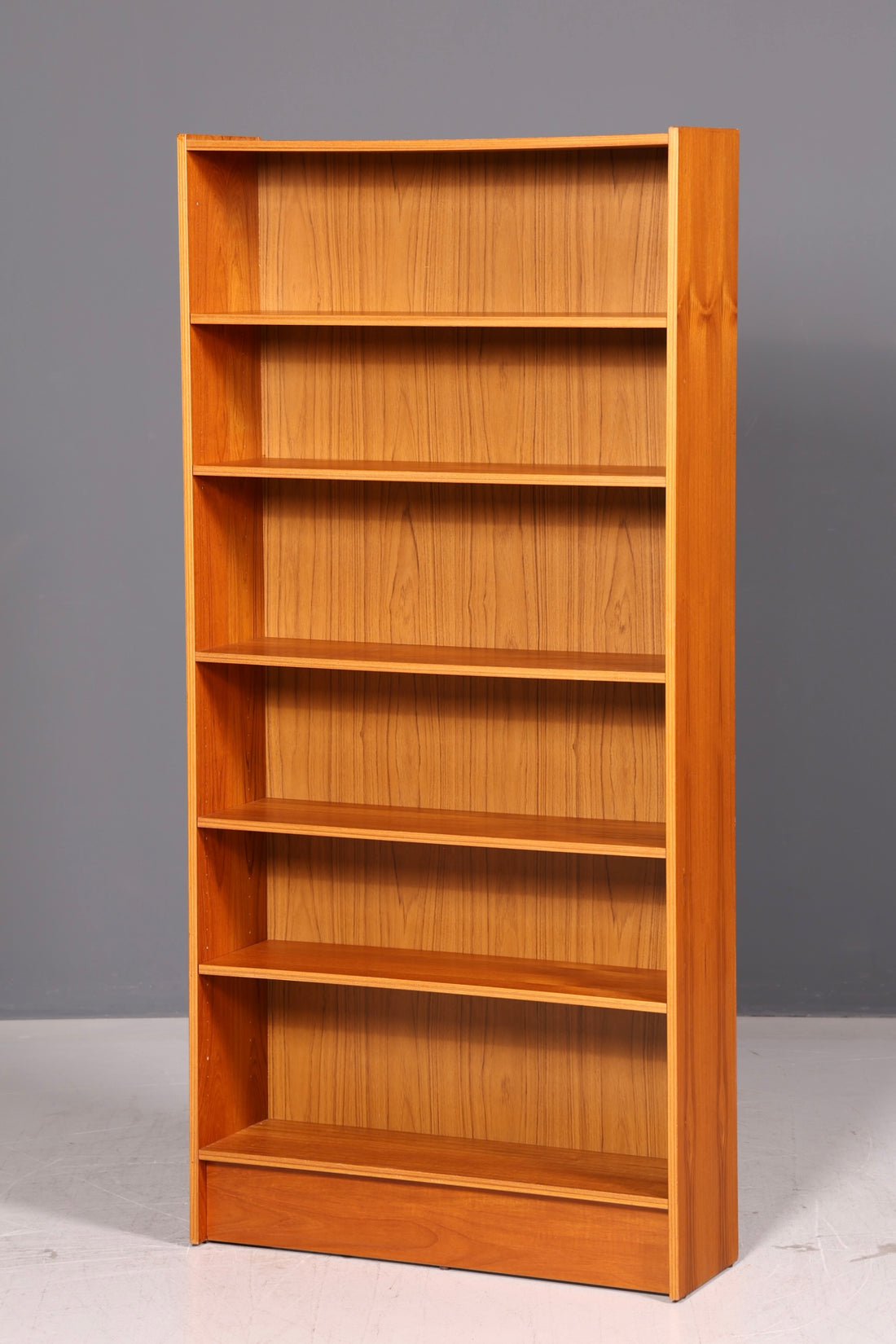 Schlichtes Mid Century Regal Vintage Bücherregal Schrank Buchablage Bookshelf 60s Holz