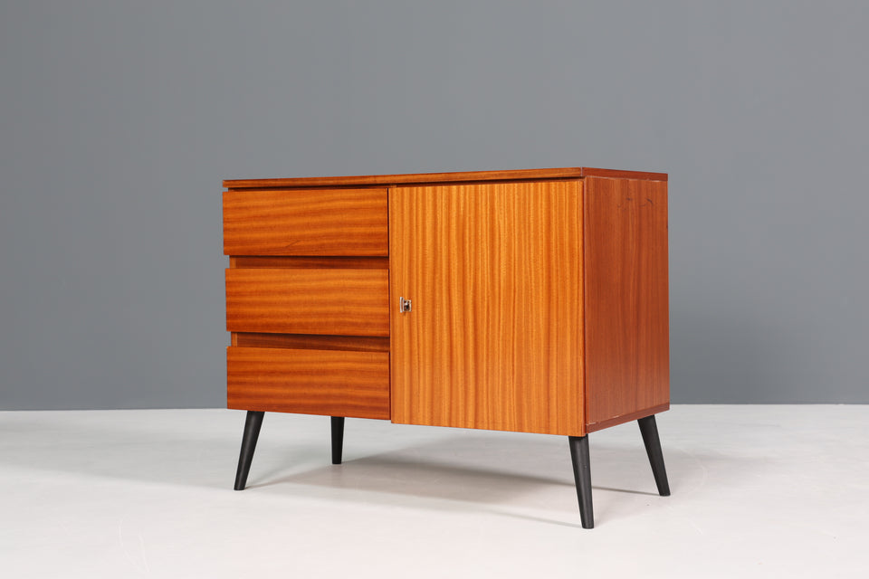 Schlichte Mid Century Kommode Vintage 60s 70s Flurkommode