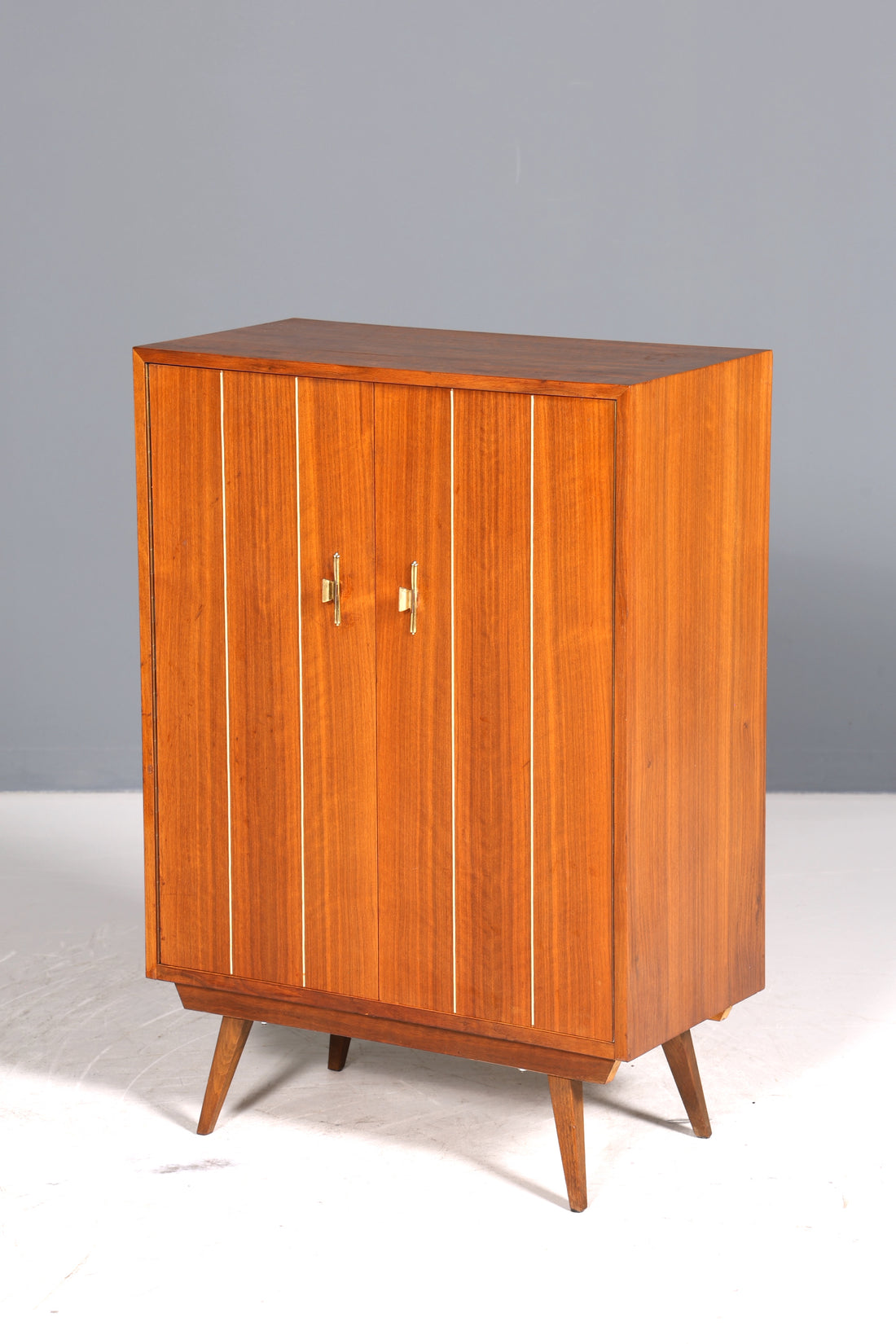 Wunderschöner Mid Century Schuhschrank Vintage Flurschrank Kommode