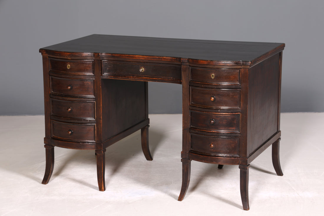 Wunderschöner Englischer Schreibtisch Antik Jugendstil Bürotisch Office Desk