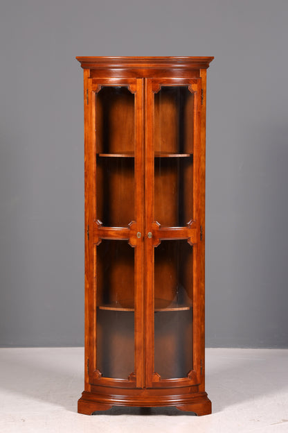 Wunderschöne Original Selva Eckvitrine Antik Stil Vitrine Schrank Geschirrschrank Glasvitrine Eckschrank 1 von 2
