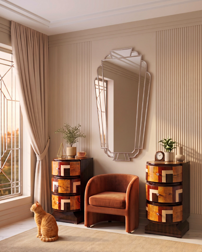 Two beautiful Art Deco style chests of drawers - unique pieces of furniture for any room
