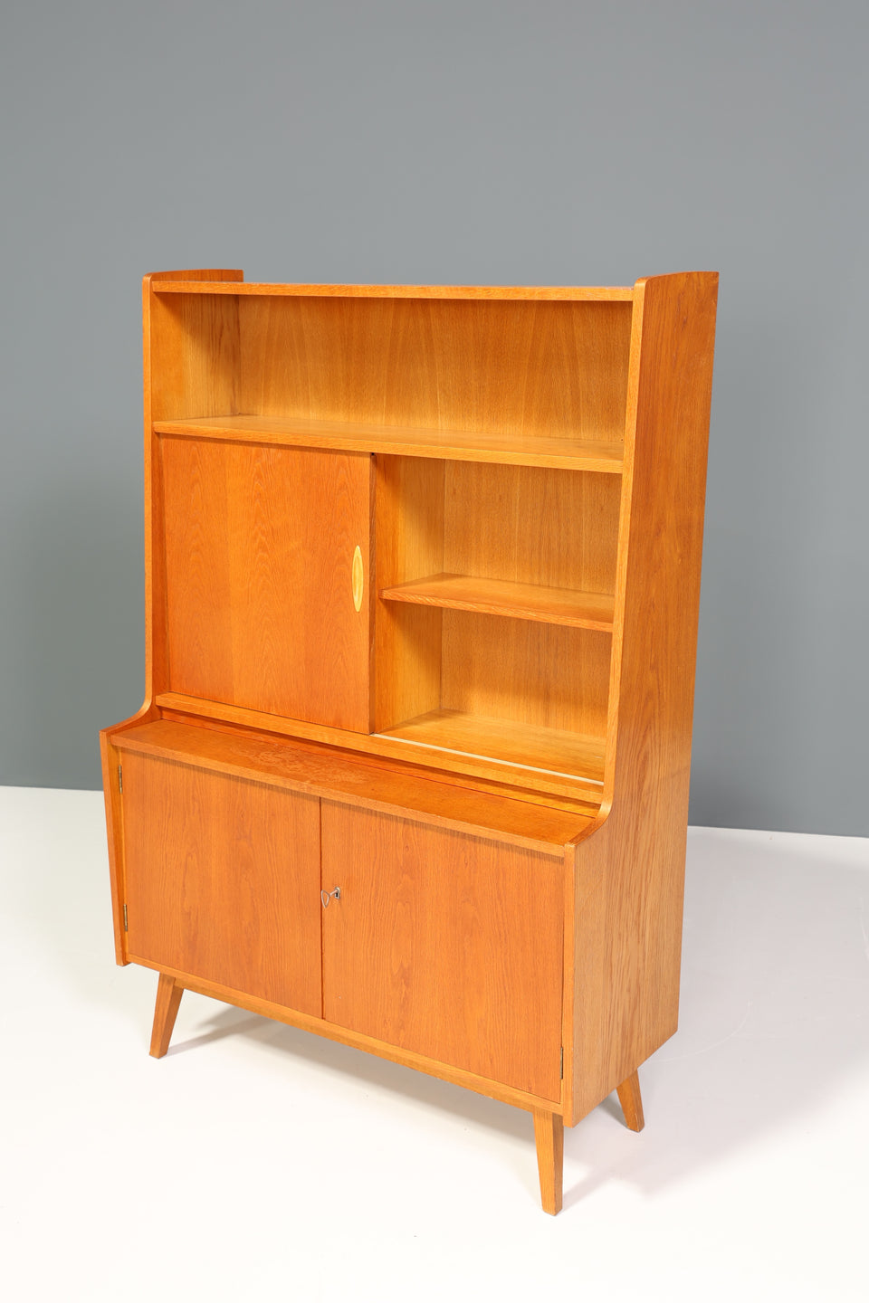 Wunderschöner Mid Century Highboard Vintage Sekretär