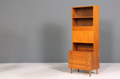 Wunderschönes Mid Century Regal Teak Holz Danish Design Bar Schrank Retro Kommode Bücherregal 60s