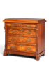 Wunderschöne Gründerzeit Kommode Louis Philippe Nussbaum Schubladen Kommode Sideboard um 1880