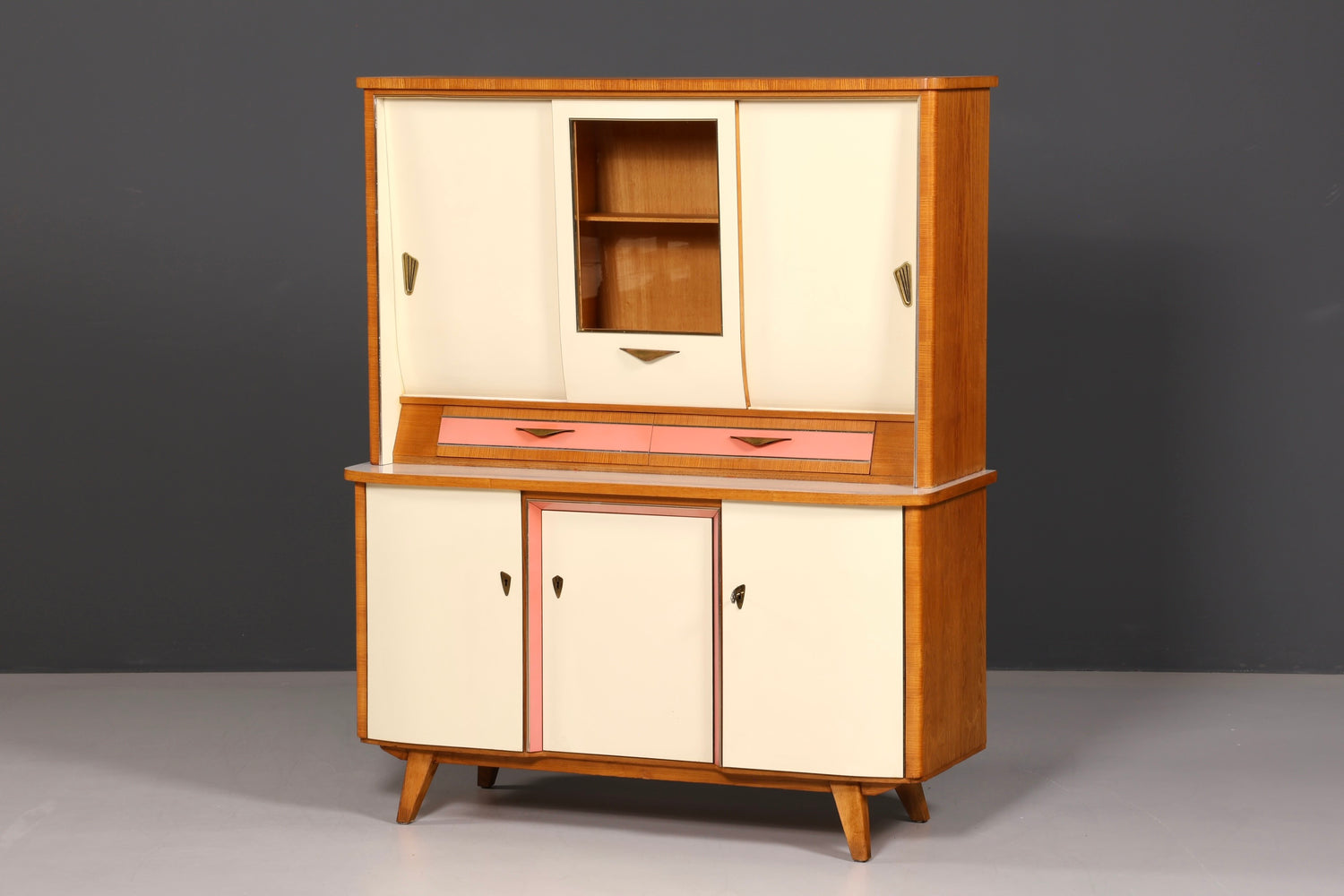Kultiger Mid Century Küchenschrank Vintage Buffet Retro Anrichte 60er Jahre
