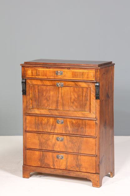 Stilvoller Gründerzeit Sekretär Vertiko Highboard Jugendstil Kommode Schrank um 1880