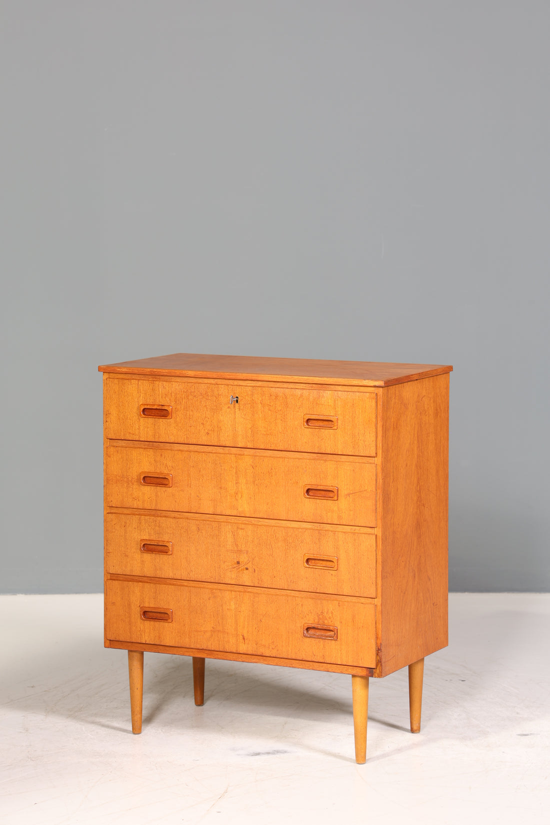 Wunderschöne Mid Century Kommode echt Holz Sideboard Vintage Schubladen Kommode
