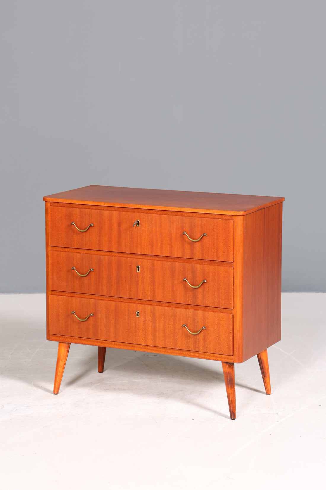 Wunderschöne Mid Century Kommode Vintage Flur Kommode 60s Schubladenkommode