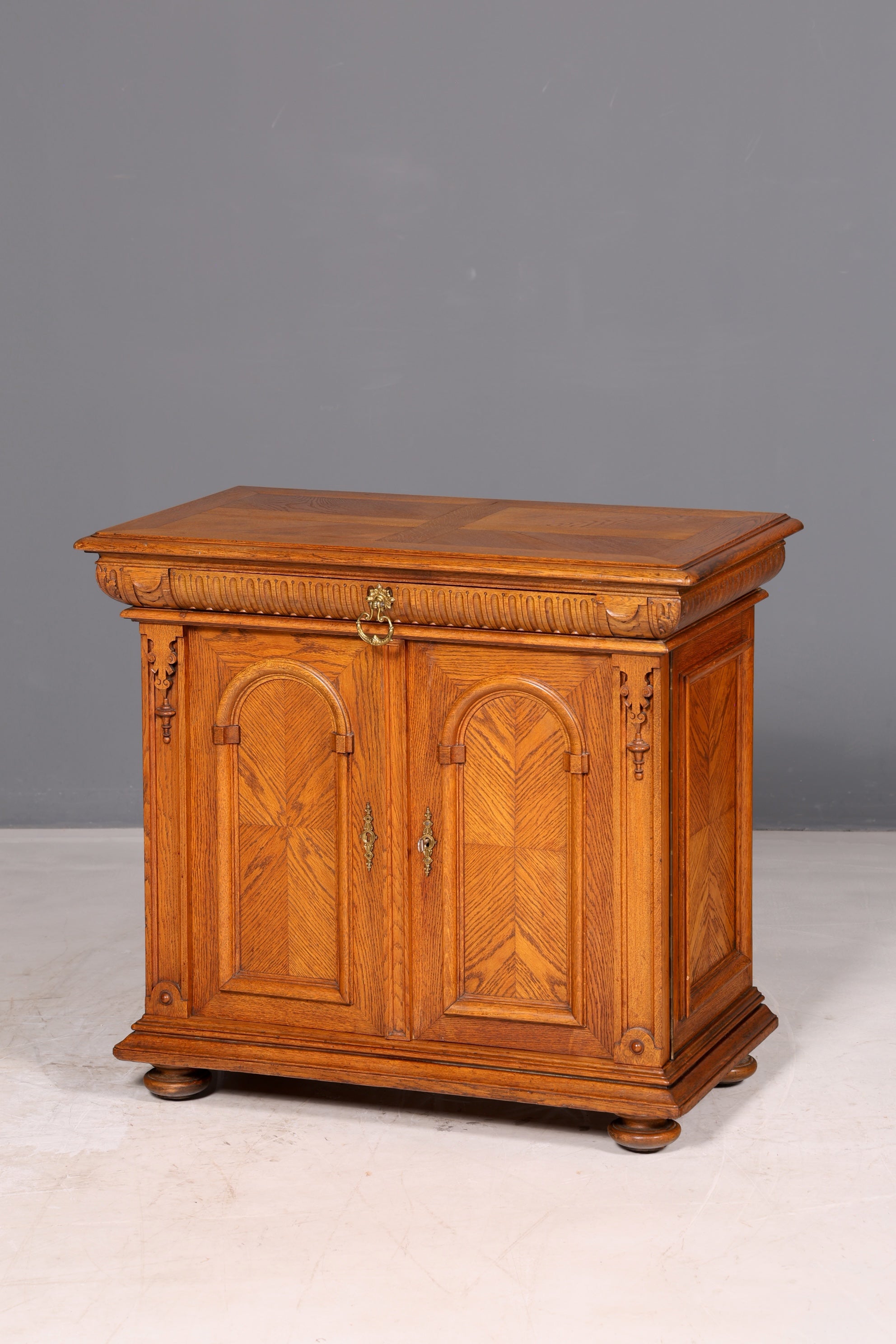 Traumhafter Gründerzeit Schrank Sideboard Antik Kommode Louis Philippe Anrichte Vertiko