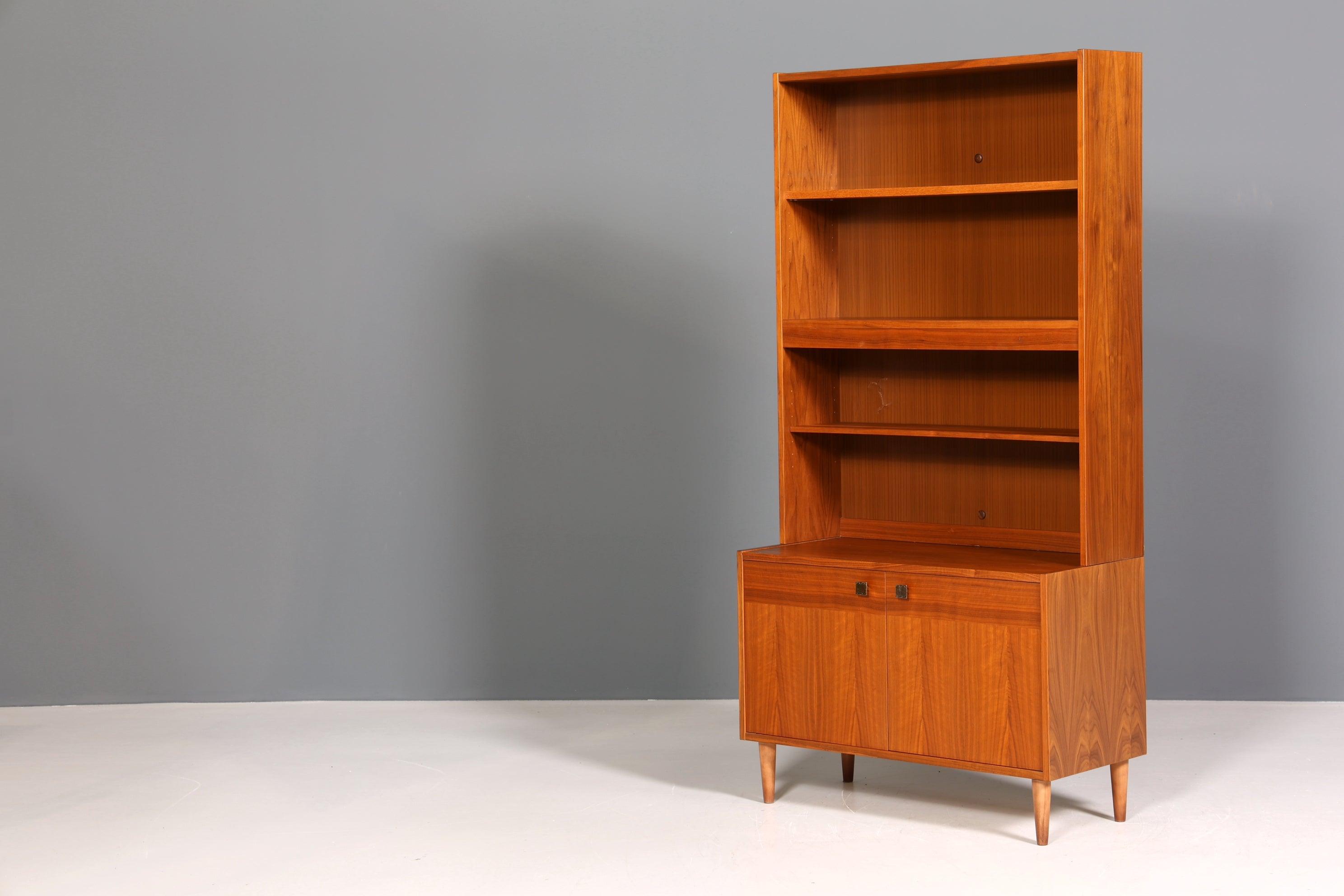 Schlichtes Mid Century Regal &quot;Made in Denmark&quot; Bücherregal Retro Schrank Danish Design Kommode