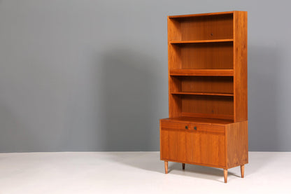Schlichtes Mid Century Regal &quot;Made in Denmark&quot; Bücherregal Retro Schrank Danish Design Kommode
