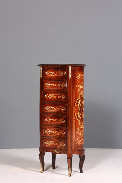 Wunderschöne Barock Louis XV Highboard Kommode Vertiko Schubladenkommode - Kommode