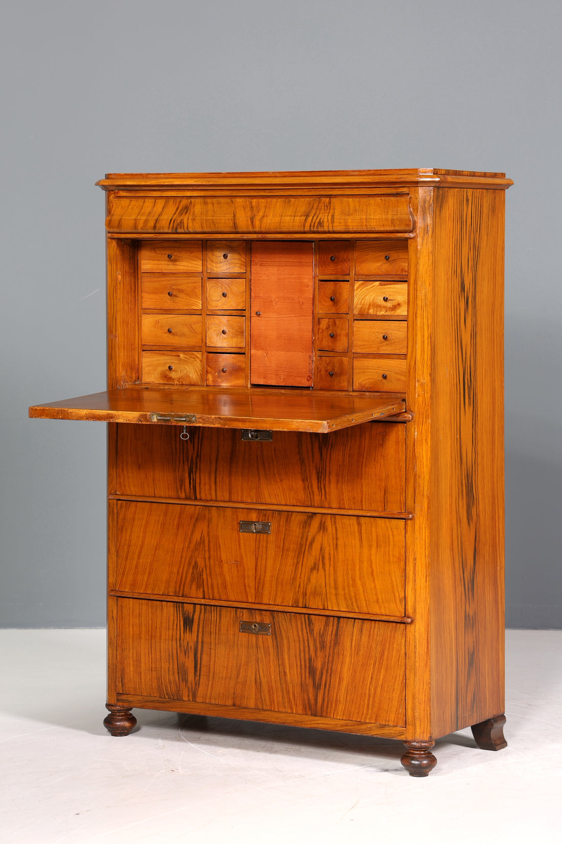 Wunderschöner Louis Philippe Sekretär Vertiko Gründerzeit Kommode Schubladenkommode
