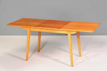Schlichter Mid Century Esstisch ausziehbarer Vintage Tisch Retro Küchentisch