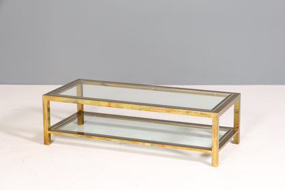 Wunderschöner Tisch im Maison Charles Stil Chrome Mid Century Coffee Table 70s Couchtisch Wohnzimmer Tisch