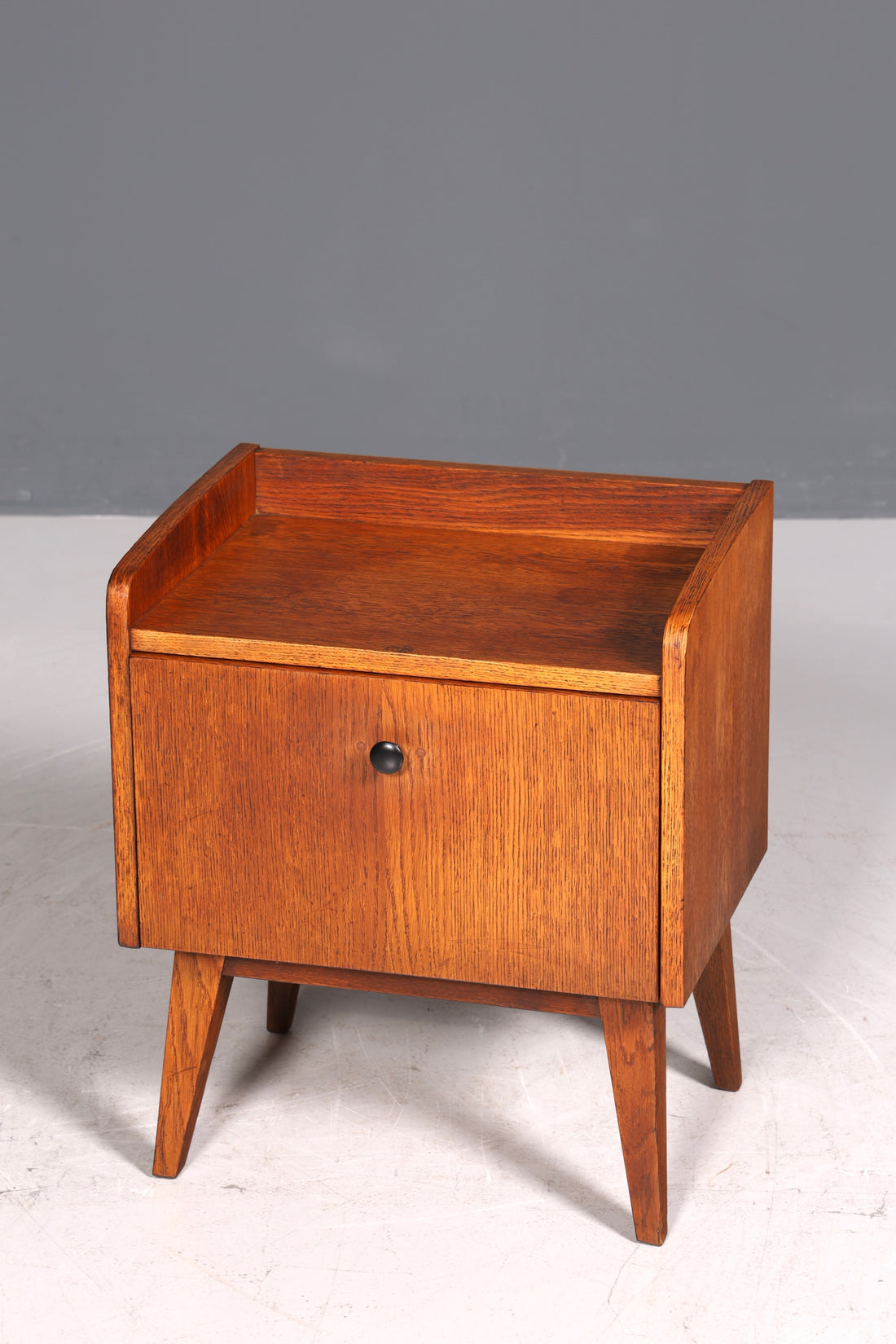 Wunderschöne Mid Century Kommode Vintage Teak Holz Klappschränkchen Danish Design Nachttisch 2 von 2