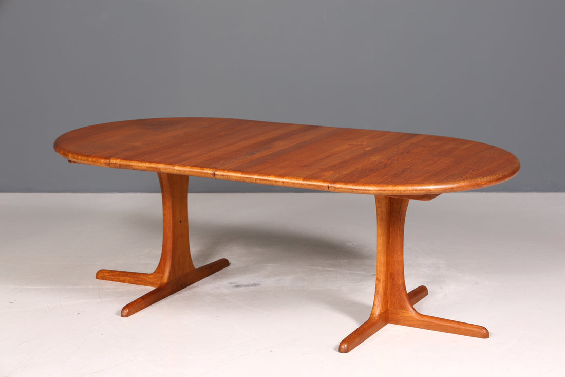 Traumhafter Mid Century Esstisch ausziehbarer Danish Design Juul Kristensen Stil Teak Holz Küchentisch Esszimmer Tisch