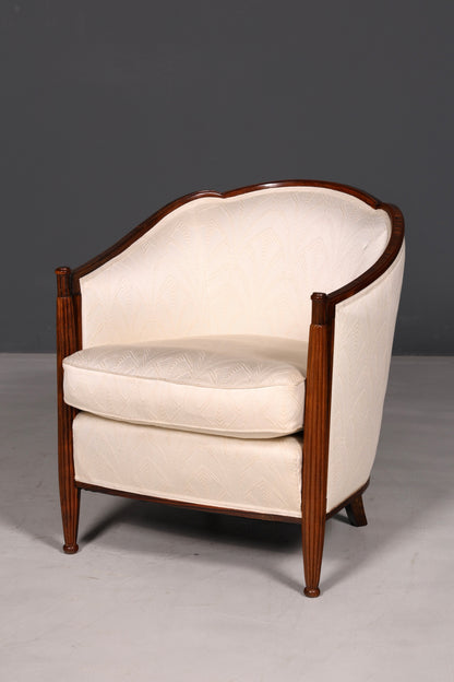 Elegant Art Deco armchair club chair lounge chair upholstered armchair vintage upholstered chair 2 of 2
