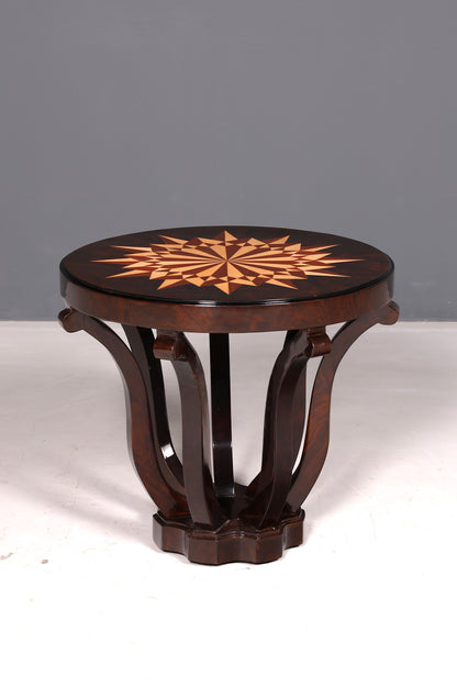 Wunderschöner Art Deco Stil Couchtisch Antik Stil Luxus Beistelltisch Wohnzimmer Ablagetisch