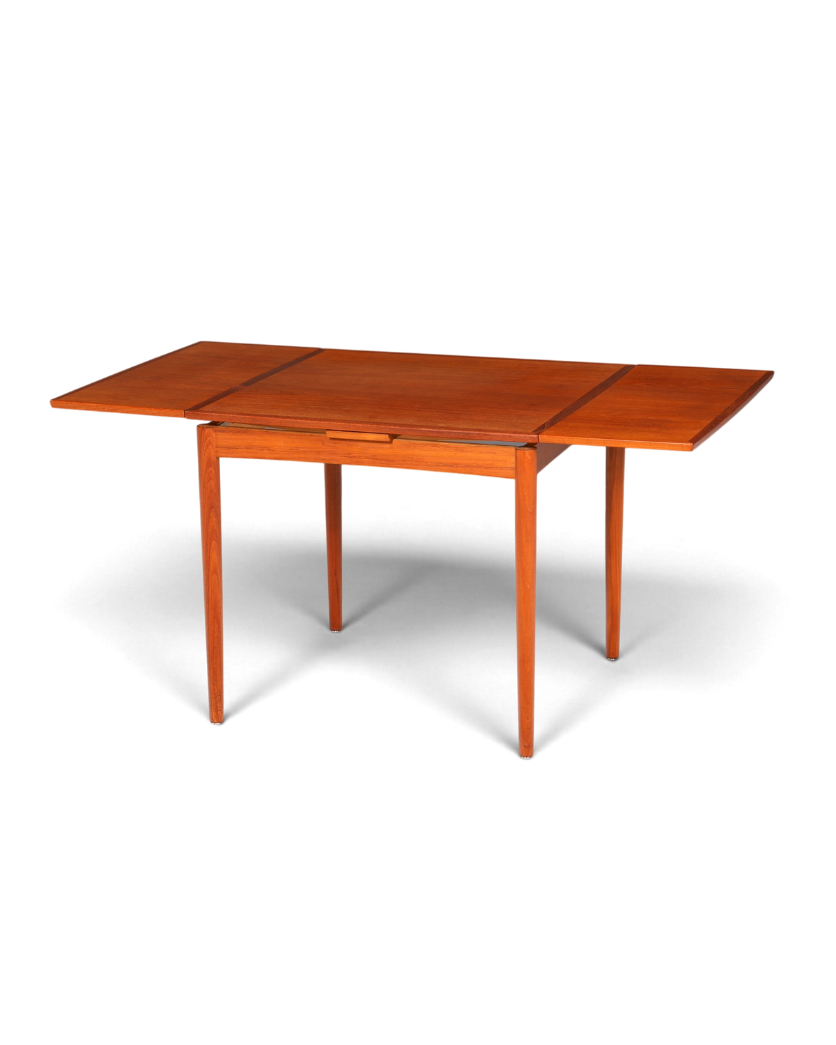 Mid Century Esstisch ausziehbarer Danish Design Teak Holz Küchen – Hauptstadt Möblerei Berlin