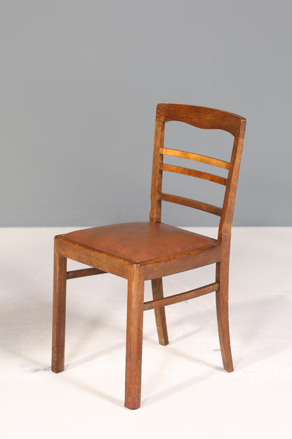 Wunderschöner Stuhl um 1940 Art Deco Stil Küchenstuhl Jugendstil Esszimmer Stuhl 1 von 2