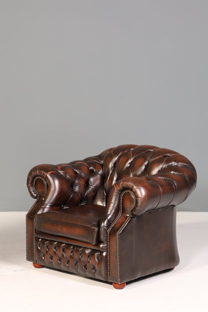 Edler Original Chesterfield Centurion Sessel Englischer Armlehnsessel Englisch Herrensessel