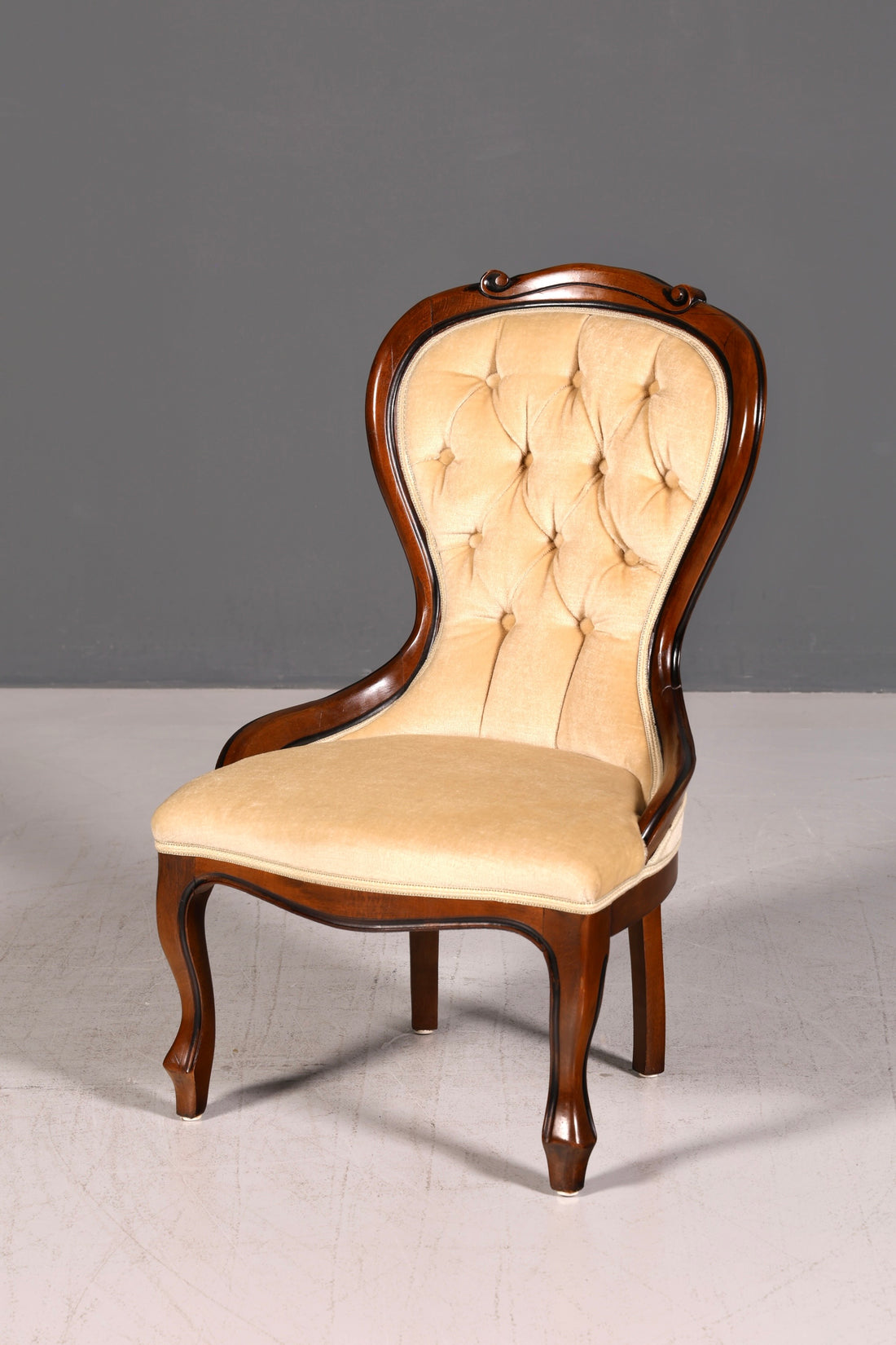 Beautiful Louis Philippe Chair Antique Chippendale Secretary Chair Upholstered Chair Real Wood Dining Chair Vintage