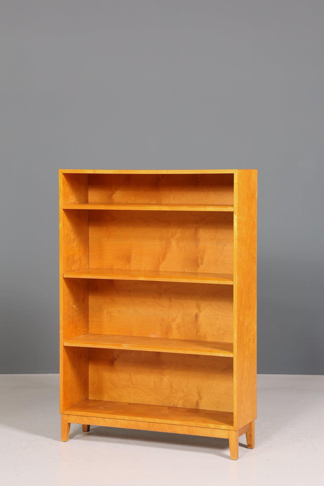 Traumhaftes Mid Century Regal Vintage Bücherregal Retro Schrank 60er Jahre Buchablage Birke