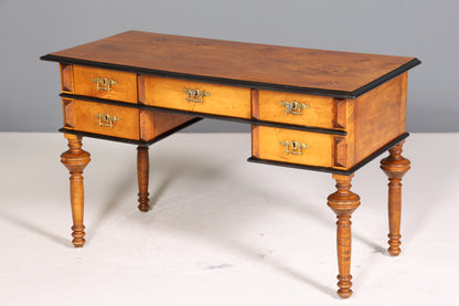 Traumhafter Gründerzeit Schreibtisch Jugendstil Bürotisch echt Holz Antik Desk