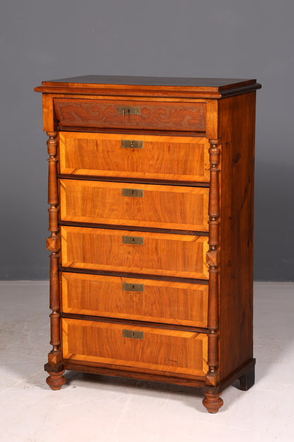 Beautiful German Gründerzeit chest of drawers, Art Nouveau vertiko, drawer chest, chiffoniere, antique linen cabinet, vintage