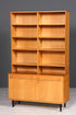 F895 Finish Traumhaftes Mid Century Regal echt Holz Schrank Danish Design Retro Kommode Vintage Bücherregal 60er Jahre