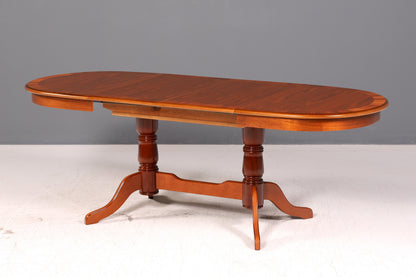 Edler Englischer Esstisch ausziehbar Oval Tisch Esszimmertisch Küchentisch Echt Holz Antik Vintage